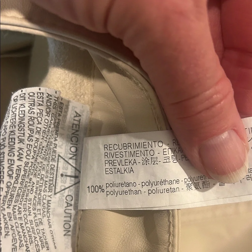 Zara Cream Boot Cut Pants